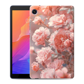 Силиконовый чехол на Huawei MatePad T8 с принтом Розовые розы Силиконовый чехол на Huawei MatePad T8 с принтом Розовые розы