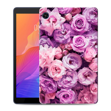 Силиконовый чехол на Huawei MatePad T8 с принтом лавандовые розы