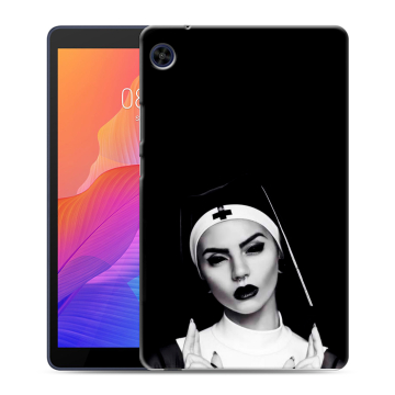 Силиконовый чехол на Huawei MatePad T8 с принтом монашка Силиконовый чехол на Huawei MatePad T8 с принтом монашка