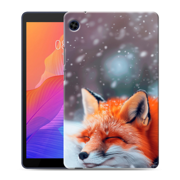 Силиконовый чехол на Huawei MatePad T8 с принтом лиса Силиконовый чехол на Huawei MatePad T8 с принтом лиса