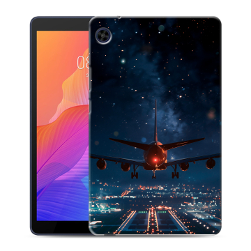 Силиконовый чехол на Huawei MatePad T8 с принтом самолет Силиконовый чехол на Huawei MatePad T8 с принтом самолет