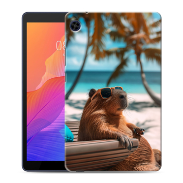 Силиконовый чехол на Huawei MatePad T8 с принтом Капибара