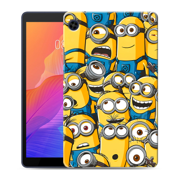 Силиконовый чехол на Huawei MatePad T8 с принтом Миньоны