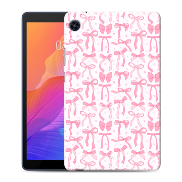 Силиконовый чехол на Huawei MatePad T8 с принтом Розовые бантики Силиконовый чехол на Huawei MatePad T8 с принтом Розовые бантики