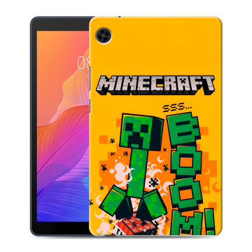 Силиконовый чехол на Huawei MatePad T8 с принтом Майнкрафт Minecraft