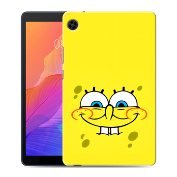 Силиконовый чехол на Huawei MatePad T8 с принтом спанчбоб спанч боб