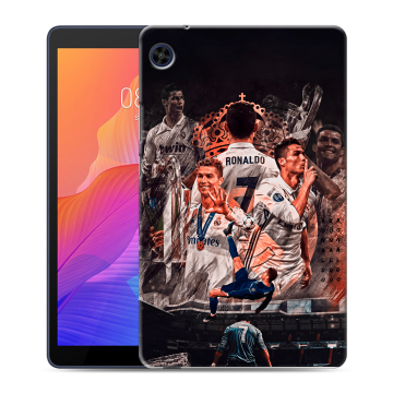 Силиконовый чехол на Huawei MatePad T8 с принтом Реал Роналдо Real Ronaldo