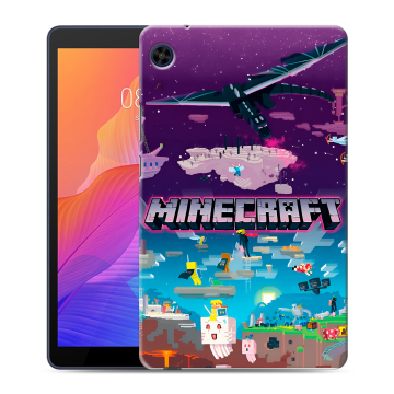 Силиконовый чехол на Huawei MatePad T8 с принтом Майнкрафт Minecraft