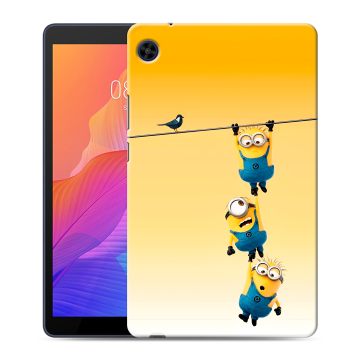 Силиконовый чехол на Huawei MatePad T8 с принтом Миньоны