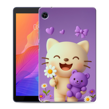 Силиконовый чехол на Huawei MatePad T8 с принтом для девочек Силиконовый чехол на Huawei MatePad T8 с принтом для девочек