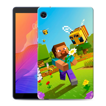 Силиконовый чехол на Huawei MatePad T8 с принтом Майнкрафт Minecraft