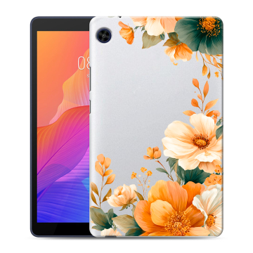 Силиконовый чехол на Huawei MatePad T8 с принтом Цветы принт