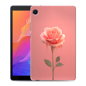 Силиконовый чехол на Huawei MatePad T8 с принтом Розовая роза