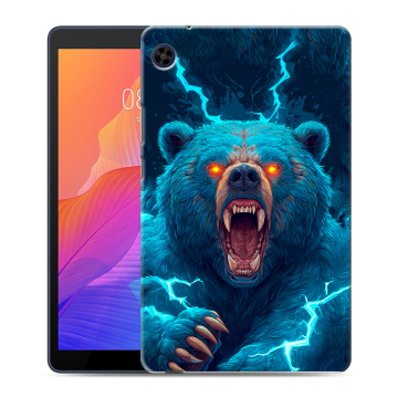 Силиконовый чехол на Huawei MatePad T8 с принтом Медведь