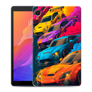 Силиконовый чехол на Huawei MatePad T8 с принтом Тачки