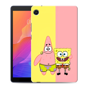 Силиконовый чехол на Huawei MatePad T8 с принтом Спанч боб Спанчбоб