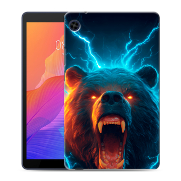 Силиконовый чехол на Huawei MatePad T8 с принтом Медведь
