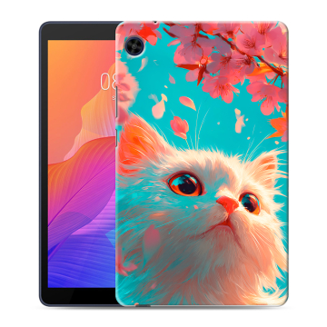 Силиконовый чехол на Huawei MatePad T8 с принтом Красивый кот