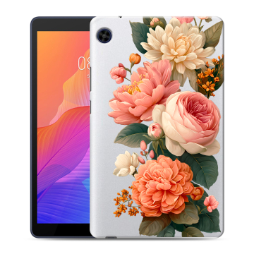 Силиконовый чехол на Huawei MatePad T8 с принтом цветы