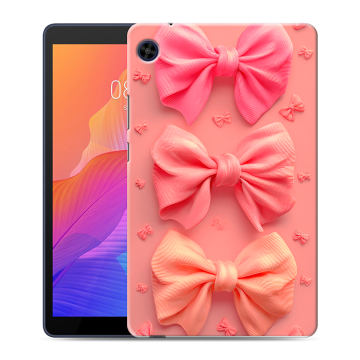 Силиконовый чехол на Huawei MatePad T8 с принтом Розовые бантики Силиконовый чехол на Huawei MatePad T8 с принтом Розовые бантики