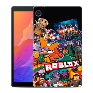 Силиконовый чехол на Huawei MatePad T8 с принтом Roblox Роблокс