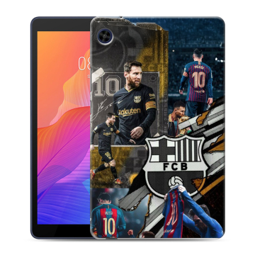 Силиконовый чехол на Huawei MatePad T8 с принтом Messi Barcelona