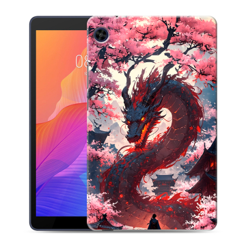 Силиконовый чехол на Huawei MatePad T8 с принтом Дракон Японский