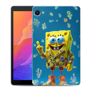 Силиконовый чехол на Huawei MatePad T8 с принтом Спанч боб Спанчбоб Силиконовый чехол на Huawei MatePad T8 с принтом Спанч боб Спанчбоб