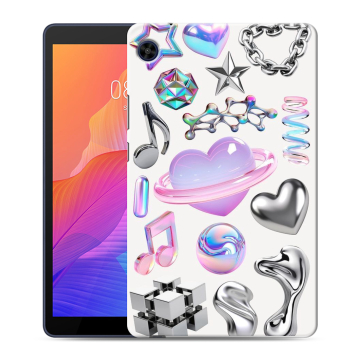 Силиконовый чехол на Huawei MatePad T8 с принтом Y2K Силиконовый чехол на Huawei MatePad T8 с принтом Y2K