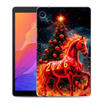 Силиконовый чехол на Huawei MatePad T8 с принтом Новый год