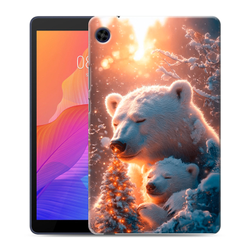 Силиконовый чехол на Huawei MatePad T8 с принтом Новый год