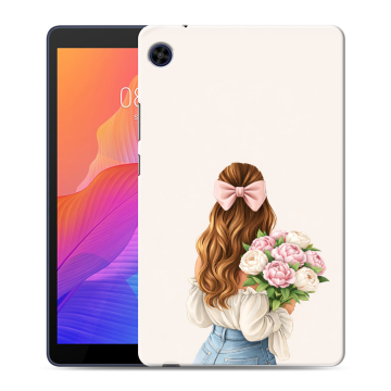 Силиконовый чехол на Huawei MatePad T8 с принтом женский Силиконовый чехол на Huawei MatePad T8 с принтом женский