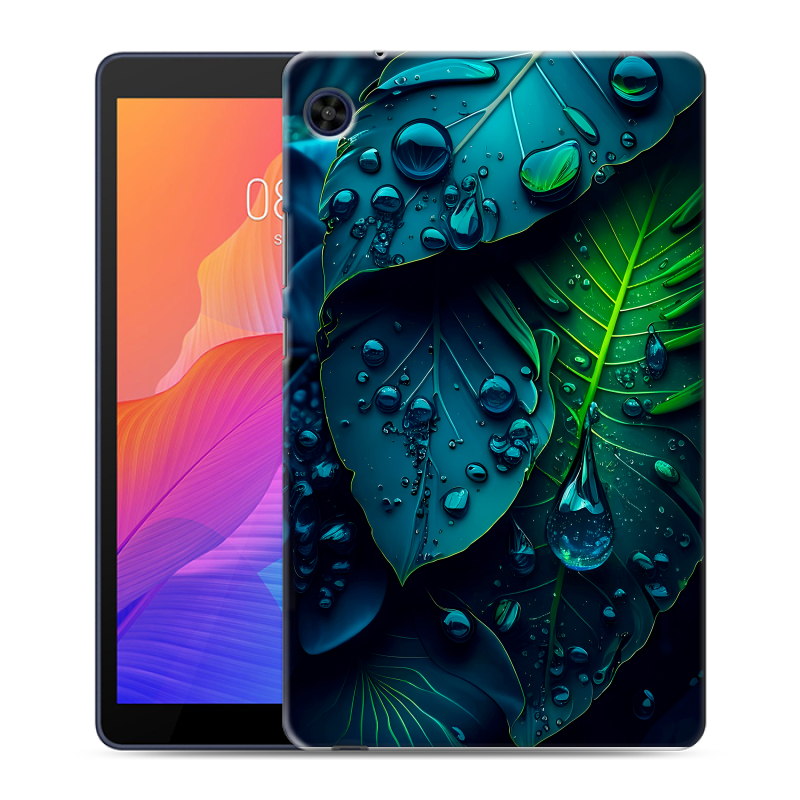 Силиконовый чехол на Huawei MatePad T8 с принтом Листья Силиконовый чехол на Huawei MatePad T8 с принтом Листья