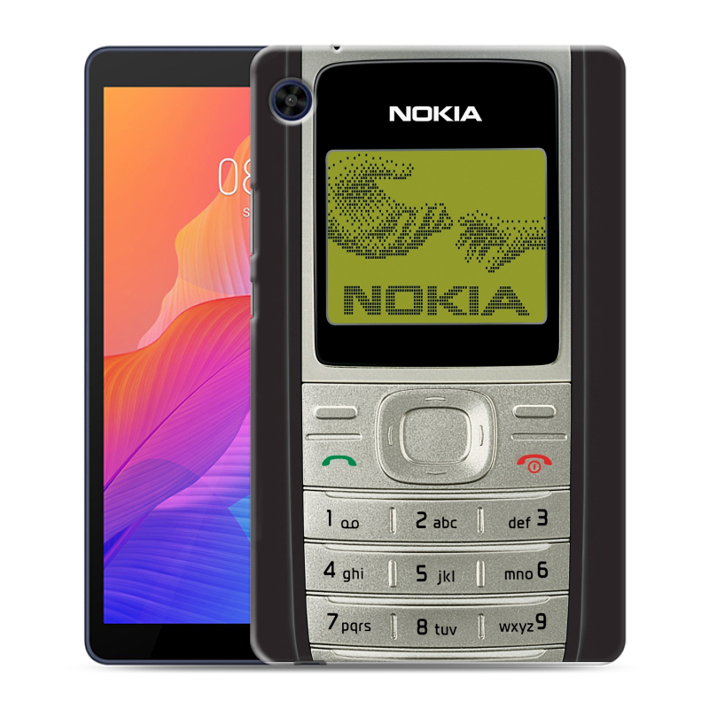 Силиконовый чехол на Huawei MatePad T8 с принтом Ретро Нокия Силиконовый чехол на Huawei MatePad T8 с принтом Ретро Нокия