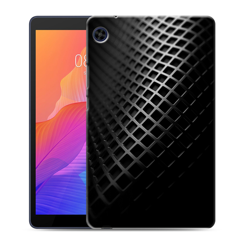 Силиконовый чехол на Huawei MatePad T8 с принтом Текстура металла Силиконовый чехол на Huawei MatePad T8 с принтом Текстура металла