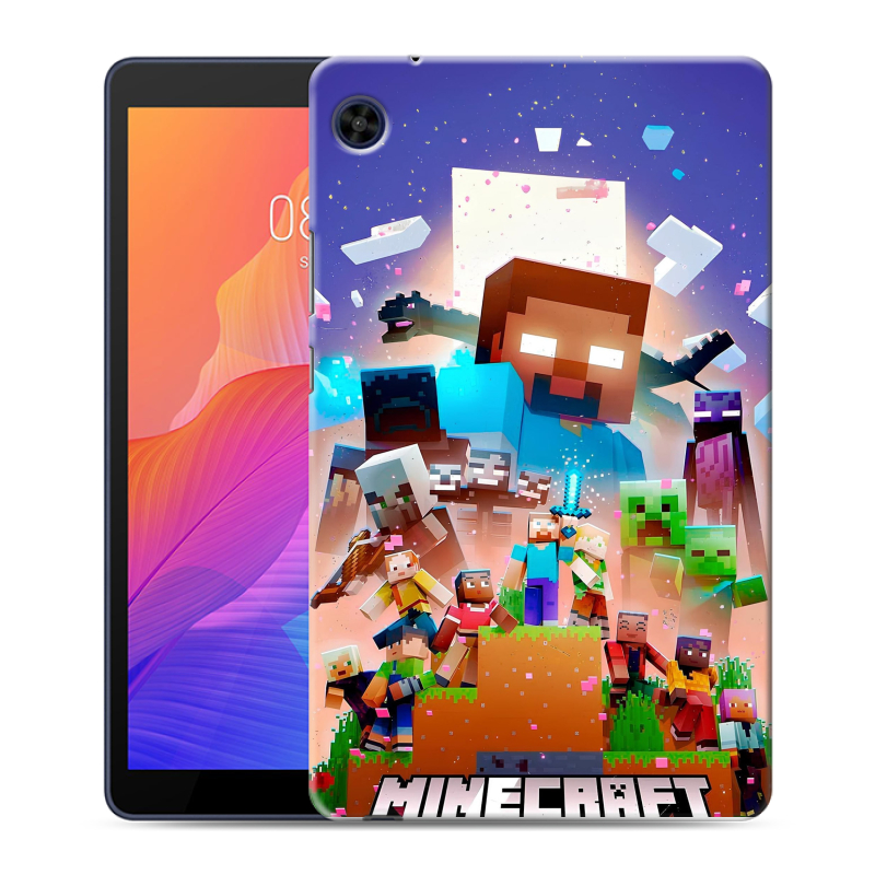 Силиконовый чехол на Huawei MatePad T8 с принтом Майнкрафт Minecraft Силиконовый чехол на Huawei MatePad T8 с принтом Майнкрафт Minecraft