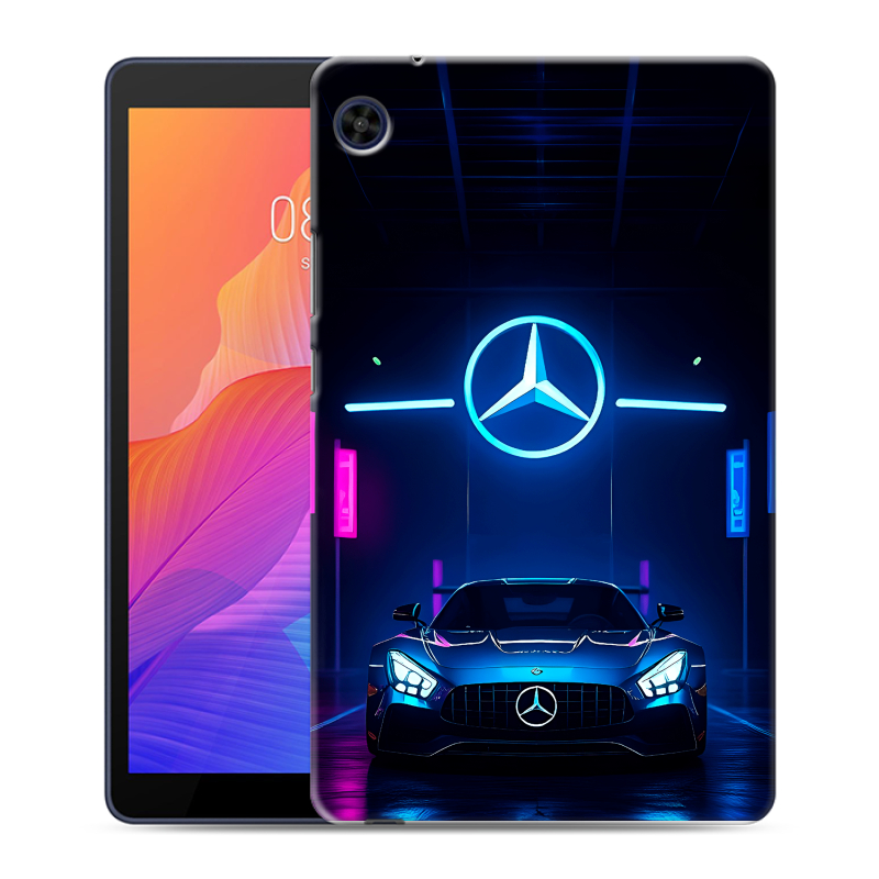 Силиконовый чехол на Huawei MatePad T8 с принтом Mercedes Мерседес Силиконовый чехол на Huawei MatePad T8 с принтом Mercedes Мерседес