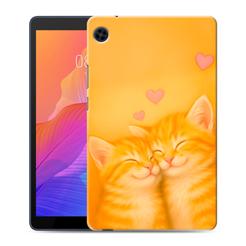 Силиконовый чехол на Huawei MatePad T8 с принтом Милые котята Силиконовый чехол на Huawei MatePad T8 с принтом Милые котята