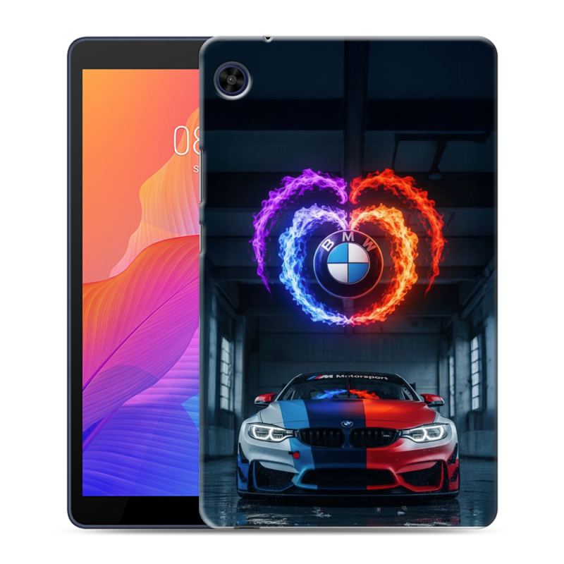 Силиконовый чехол на Huawei MatePad T8 с принтом BMW БМВ Силиконовый чехол на Huawei MatePad T8 с принтом BMW БМВ