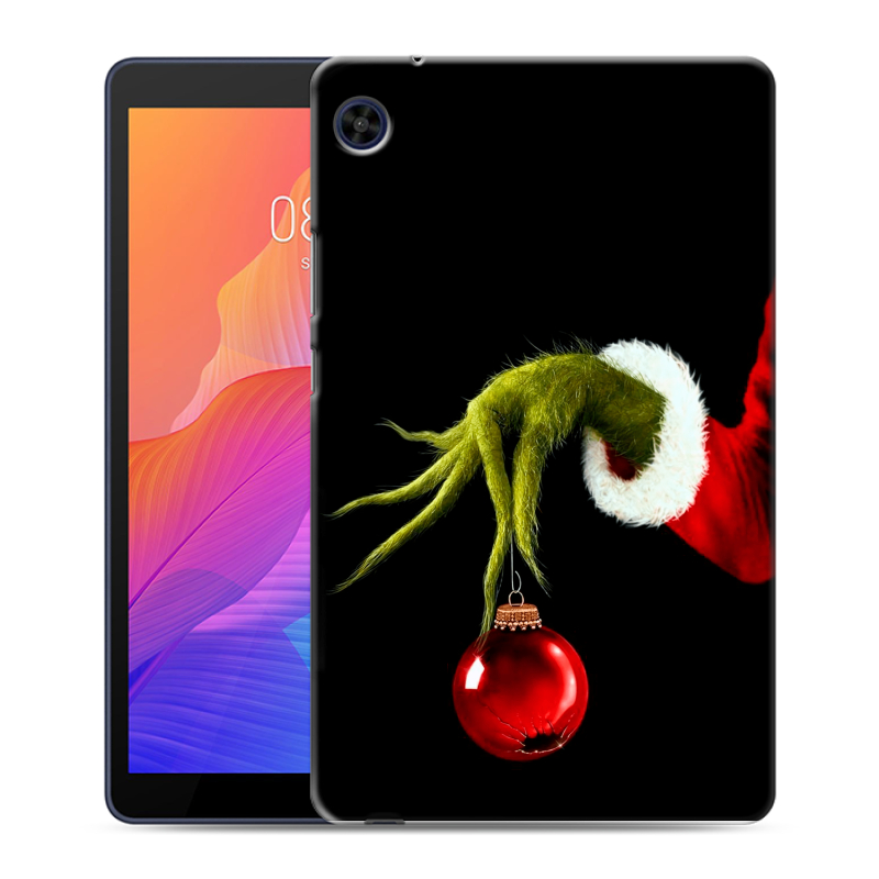 Силиконовый чехол на Huawei MatePad T8 с принтом Новый год Гринч Силиконовый чехол на Huawei MatePad T8 с принтом Новый год Гринч