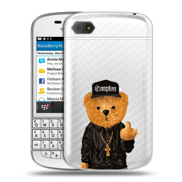 Пластиковый чехол на BlackBerry Q10 с принтом Мишка Пластиковый чехол на BlackBerry Q10 с принтом Мишка
