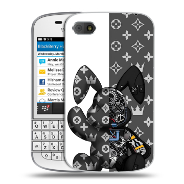 Пластиковый чехол на BlackBerry Q10 с принтом Луи робот Пластиковый чехол на BlackBerry Q10 с принтом Луи робот