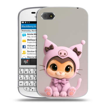 Пластиковый чехол на BlackBerry Q10 с принтом Куроми Kuromi Пластиковый чехол на BlackBerry Q10 с принтом Куроми Kuromi