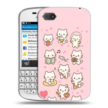 Пластиковый чехол на BlackBerry Q10 с принтом Hello Kitty Хелоу Кити Пластиковый чехол на BlackBerry Q10 с принтом Hello Kitty Хелоу Кити
