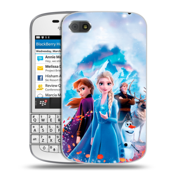 Пластиковый чехол на BlackBerry Q10 с принтом Холодное сердце Frozen Пластиковый чехол на BlackBerry Q10 с принтом Холодное сердце Frozen