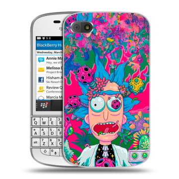 Пластиковый чехол на BlackBerry Q10 с принтом Рик и Морти Rick Morty Пластиковый чехол на BlackBerry Q10 с принтом Рик и Морти Rick Morty
