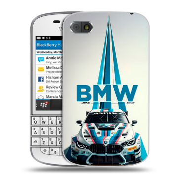 Пластиковый чехол на BlackBerry Q10 с принтом БМВ BMW Пластиковый чехол на BlackBerry Q10 с принтом БМВ BMW