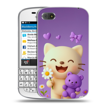 Пластиковый чехол на BlackBerry Q10 с принтом для девочек Пластиковый чехол на BlackBerry Q10 с принтом для девочек