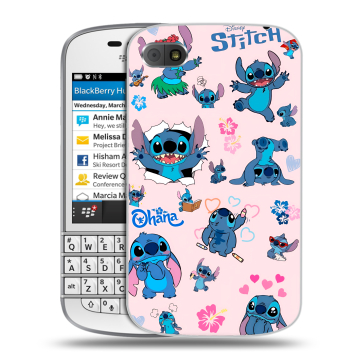 Пластиковый чехол на BlackBerry Q10 с принтом Лило и Стич Пластиковый чехол на BlackBerry Q10 с принтом Лило и Стич