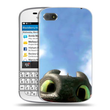 Пластиковый чехол на BlackBerry Q10 с принтом Как приручить дракона Пластиковый чехол на BlackBerry Q10 с принтом Как приручить дракона